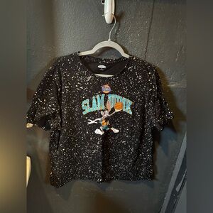 Men’s Old Navy Black Tune Squad Slam Dunk T-Shirt